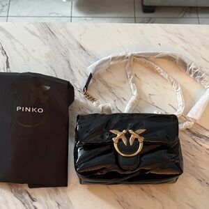 Pinko love puff baby bag